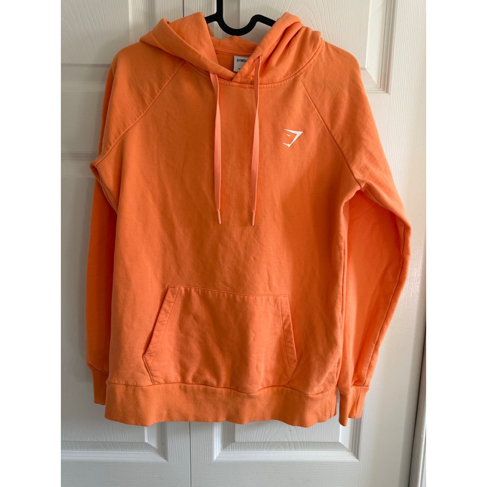 Gymshark Orange Essential Logo Hoodie‎ Sweatshirt Women's XS